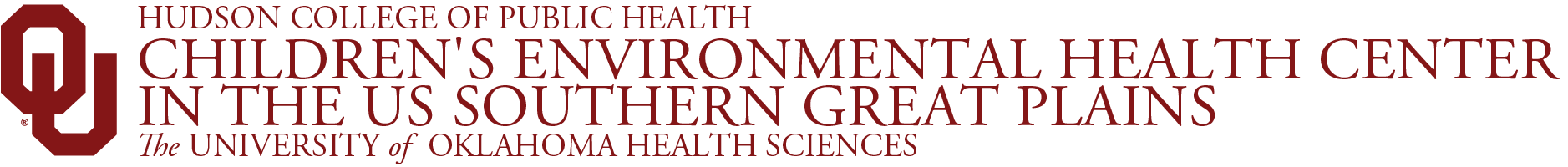 Children's Environmental Health Center in the US Southern Great Plains